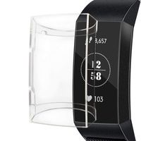 SimplylinUltra-Thin Soft TPU Protection Silicone Case Cover for Fitbit Charge 3