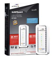 ARRIS SURFboard SBG6700AC DOCSIS 3.0 Cable Modem/ Wi-Fi AC1600 Router - Retail Packaging - White, Model: SBG6700AC, Electronic Store & More