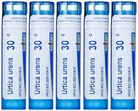 Boiron Urtica Urens 30C, 5-Pack of 80 Pellet Tubes, Homeopathic Medicine for Skin Rash