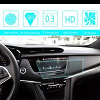 8X-SPEED for 2016 2017 2018 Cadillac XT5 Car Navigation Screen Protector HD Clarity 9H Tempered Glass Anti-Scratch, in-Dash Media Touch Screen GPS Display Protective Film