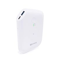 Nommi Power: 4G LTE Unlocked Hotspot with Unlimited WiFi Worldwide | SIM/Roaming-Free | Built-in VPN | Coverage in 150+ Countries | Portable MiFi | Travel Router | Wireless PowerBank | White