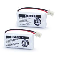 QBLPOWER BT162342 BT262342 Battery Compatible with BT183342 BT283342 BT166342 BT266342 VTech CS6114 CS6419 CS6719 AT&T EL52300 CL80111 Cordless Phone (Pack of 2)