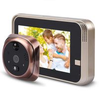 4.3 Inch Video Door Phone Doorbell Intercom System WiFi Door Entry Access System with PIR Motion Detection, IR Night Vision, APP Remote Control Support Android and iOS