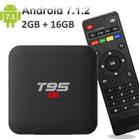 EASYTONE Android TV Box,T95S1 TV Boxes Android 7.1 with 2GB+ 16GB Quad Core CPU 64 Bits Supporting 4K (60Hz) Full HD/H.265 /3D Outputs Google TV Box