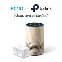 Echo (2nd Generation) - Limited Edition Oak with TP-Link Smart Plug Mini