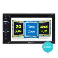 Car GPS Navigation Player with Bluetooth in Dash Video Car Stereo Radio (Octa-Core Android 5.1 Car Stereo with 2GB)