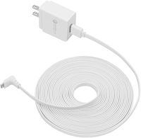 Aobelieve Outdoor Charging Cable with Power Adapter for Arlo Pro, Pro 2, and Arlo Go Camera (30 ft, 1 Pack)