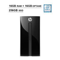 HP Pavilion 2019 460 Premium Desktop (Intel Dual-Core i7-7700T 2.9 GHz up to 3.8 GHz, 16GB RAM+16GB Optane RAM, 256GB SSD, DVD, WiFi, Bluetooth, HDMI, Keyboard, Mouse, Win10 Home)