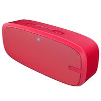LENRUE Bluetooth Speaker with Loud Stereo Sound, Rich Bass, 12-Hour Playtime, Built-in Mic. Perfect Portable Wireless Speaker for iPhone, Samsung and More (Red)