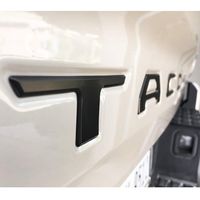 Seven Sparta Tailgate Letters Fit Toyota Tacoma 2016 2017 2018 2019 2020 3D Raised Black Letters Zinc Alloy Emblem Inserts