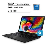 HP Pavilion 15 Newest 15.6 Inch Touchscreen Premium Laptop - Intel Pentium 4-Core N5000 1.10GHz Up to 2.70GHz, Intel UHD 605, 8GB RAM, HDMI, 2TB HDD, WiFi, Bluetooth, Windows 10