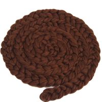 AutumnFall Newborn Props Baby Scarf Photo Props Photography Quilt Photographic Mat (Coffee)