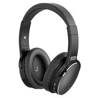 【Upgraded】 H1 Active Noise Cancelling Headphones Bluetooth Headphones with Microphone Deep Bass Wireless Headphones Over Ear, Comfortable Protein Earpads, 30H Playtime for Travel/Work (Black)