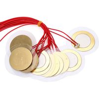 20PCS 35mm Prewired Piezo Elements Buzzer Sounder Sensor Trigger Drum Disc