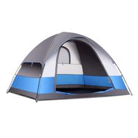 SEMOO Family Dome Tent for Camping, Water Resistant 5 Person 3-Season Lightweight with Portable Bag