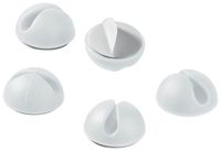 Yonger Cable Clips Desktop Cable Organizer Wire Clips Self Adhesive Cord Holders for Computer,Electrical, Charging or Mouse Cord,White (5 Pcs)