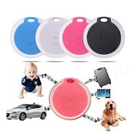 dozenla Anti-Lost Tracker Mini Portable Round Shape Bluetooth Intelligent Key Finder Tracking Wallet Tracker