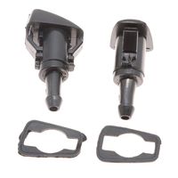 Pack of 2 Windshield Washer Nozzle Sprayers Kit Front Left & Right Windshield Washer Squirter Nozzle for 2005-2010 Jeep 2004-2013 Dodge 2001-2013 Chrysler Replace #5116079AA 5160308AA