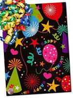 24" X 15' Party Hats Gift Wrap
