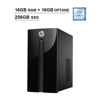 HP Pavilion 460 Newest Premium Desktop, Intel Quad Core i7-7700T Up to 3.8 GHz, Intel HD 630, 16GB DDR4 RAM, 256GB SSD, DVD-RW, HDMI, WiFi, Bluetooth, Keyboard, Mouse, Win 10 Home