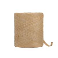 HRX Package Raffia Paper Craft Ribbon, 218 Yards by 1/4 inch Width Kraft Matte Paper Ribbon  for Christmas Gifts, Craft DIY Supply, Wrapping Hanging Tags (Kraft)