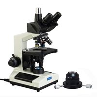 OMAX 40X-1600X Trinocular Oil Darkfield Compound Microscope with Replaceable LED Light