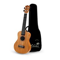 POMAIKAI Concert Ukulele Mahogany 23 inch Beginners Starter Kit Small Hawaiian Guitar Ukeleles for Beginners Kids Adults with Gig Bag