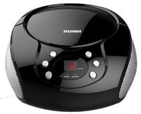 Sylvania Portable CD Boombox with AM/FM Radio (Black)