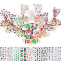 Fun Express Christmas Cellophane Bags 9 dz assortmet - 108 pc