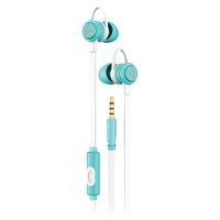 ECOXGEAR Sweat Proof Sport Buds with Microphone & Controls & Passive Noise Cancellation - Green