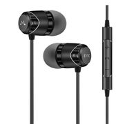 SoundMAGIC E11C Sound Isolating in-Ear Headphones Earphones with Microphone and Remote (Black) + Extra 10 Pieces Quality Eartips