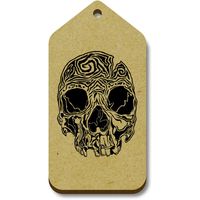 Azeeda 10 x 'Skull' 66mm x 34mm Gift Tags (TG00004504)