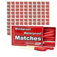 Emergency Zone Matches Waterproof & Wind/Waterproof Matches. Stormproof. Bulk Options. Available in 3, 5, 10, 50, and 100 Packs (Stormproof, 100 Pack)