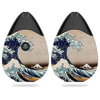 MightySkins Skin Compatible with Suorin Drop - Great Wave of Kanagawa | Protective, Durable, and Unique Vinyl Decal Wrap Cover | Easy to Apply, Remove, and Change Styles | Made in The USA