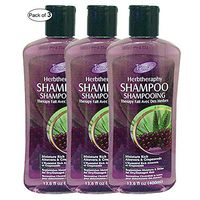 Shampoo With Aloe Vera & Grapeseeds(400ml) (Pack of 3) by Purest