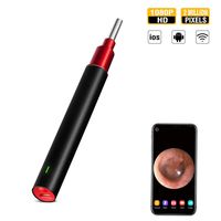 Ear Camera, 1080P FHD Wireless Ear Scope, Super Light Lens WiFi Ear Endoscope, Ear Otoscope Camera, Compatible with Android, iOS Smartphone and Tablet