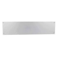 SKANDH Aluminium Silver 12" X 3" Inch Push Plate for Doors