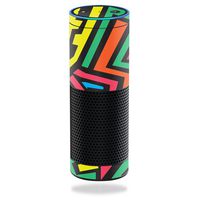 MightySkins Skin Compatible with Amazon Echo - Hyper | Protective, Durable, and Unique Vinyl Decal wrap Cover | Easy to Apply, Remove, and Change Styles | Made in The USA