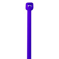 Partners Brand PCT115E Colored Cable Ties, 50#, 11", Purple (Pack of 1000)