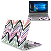 Mightyskins Skin Compatible With Lenovo Ideapad 330s 15" (2018) - Colorful Chevron | Protective, Durable, And Unique Vinyl Decal Wrap Cover | Easy To Apply, Remove, And Change Styles | Made In The Usa