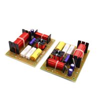 uxcell 2pcs 180w 4-8ohm 3 Way Audio Speaker Frequency Divider Aplifier Crossover Filter