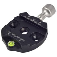 MENGS DM-60N Quick Release Clamp Aluminum Alloy For Arca-Swiss Plate and Tripod, Monopod Compatible with Arca-Swiss Standard