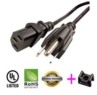 AC Power Cord Cable For Sharp XR-32S XR-30S XR-30X Projector - 25ft