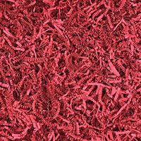 Worlds Crinkle Cut Paper Shred for Packing Filler Gift Wrap Basket Filler Colored Crinkle Paper 1LB Red