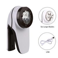Myonly Electric Fabric Shaver Lint Remover, Sweater Rechargeable Fuzz Defuzzer Clothes Puller Shaver