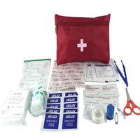 Cascat 12Pcs/Set Outdoor First Aid Treatment Bag,Travel Home Office Car Emergency Medical First Aid Kit