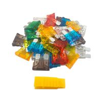 JABINCO 35Pcs - Car Standard Blade Fuse Set, 5/7.5/10/ 15/20/ 25/30 AMP Fuse