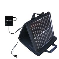 Gomadic SunVolt Powerful and Portable Solar Charger Suitable for The Cradlepoint CTR350 Cellular Travel Router - Incredible Charge speeds for up to Two Devices