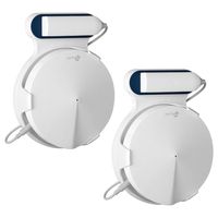 STANSTAR Wall Mount for TP-Link Deco M9 Plus Home Mesh WiFi System, Sturdy Brackets, Easy Moved, Space Saving,Without Messy Wires and Screws (2 Pack)