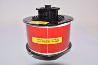 Red Vinyl Film Label Tape Roll, Indoor/Outdoor Label Type, 100 ft. Length, 2-1/4" Width - 1 Each